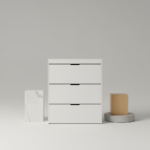Tilt-Out Shoe Rack White - Image 3