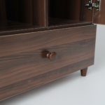 Homs Lux Modern 2-Door Wardrobe with Bottom Drawer