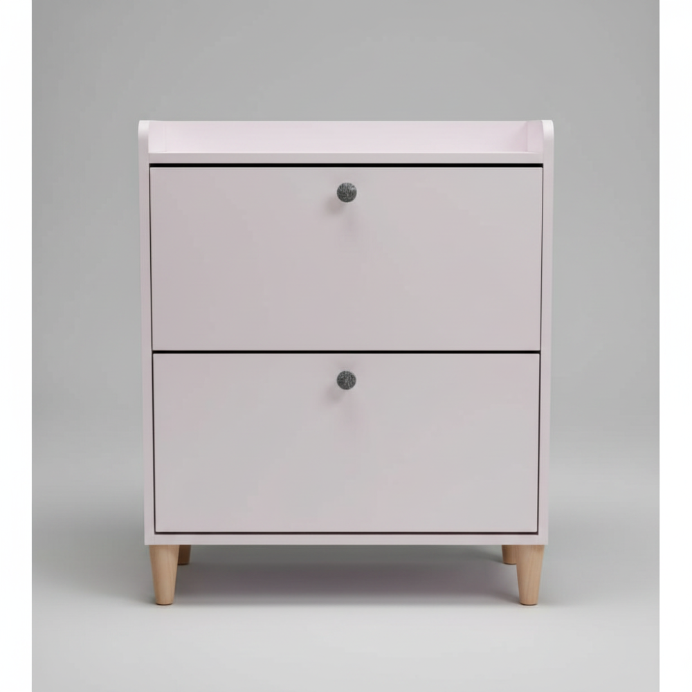 Homs Lux Petite 2-Tier Tilt-Out Shoe Cabinet