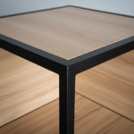 L-shaped corner bookshelf