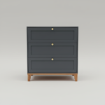3-drawer chest storage Cabinet