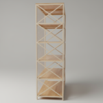 Wood & Metal Rack