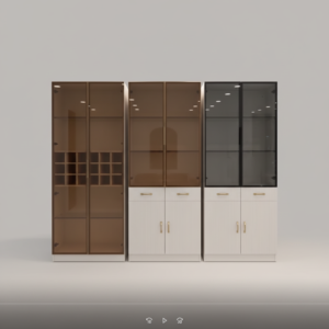 Homs Lux Modular Glass Display Cabinet