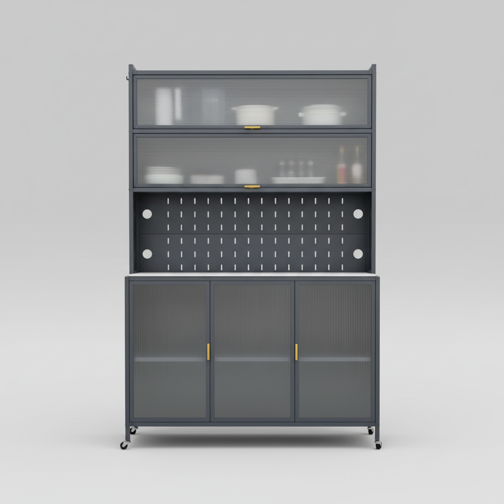 Metal Kitchen Rack Cabinet