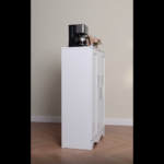 Multi-Tier Kitchen Pantry Cabinet with Door