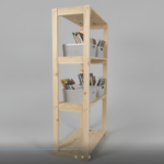 Wooden Bookshelf