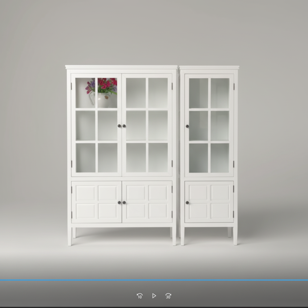 Window Pane Display Cabinet