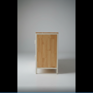 Elegant Wood & Metal Mesh Sideboard | Homs Lux Premium Storage