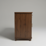 Executive Walnut Sideboard – Secure 3-Drawer & 3-Door Storage Credenza - Image 2