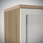 Modern White & Oak Wardrobe