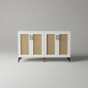 Sideboard with Rattan Mesh | Homs Lux Designer Storage