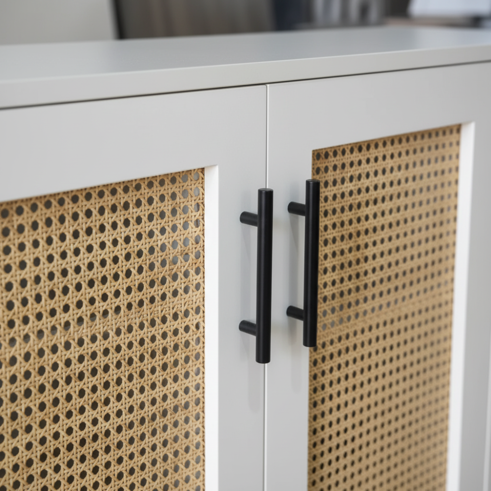 Sideboard with Rattan Mesh | Homs Lux Designer Storage