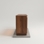 Modern LED Walnut Sideboard | Homs Lux Executive Storage Collection