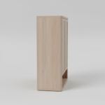 Japandi Mesh Accent Cabinet | Homs Lux Natural Wood Storage