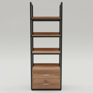 Homs Lux Apex Industrial Bookshelf